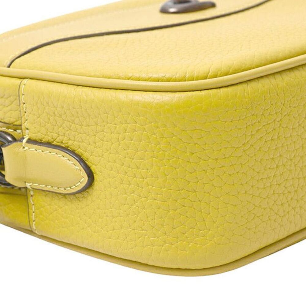 Pre Loved coach Crossbody Bag Leather Women yellow | yellow Crossbody Bags - Picture 6 of 8